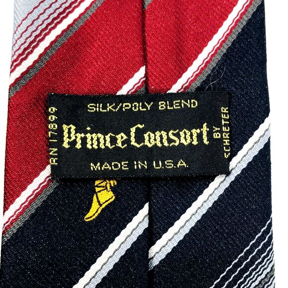 Goodyear Tire Vintage Tie Prince Consort Striped Winged Foot Racing NASCAR - USA - Picture 4 of 10